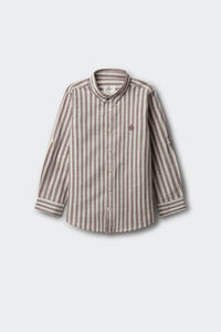 Springfield Kids Camisa listrada de menino