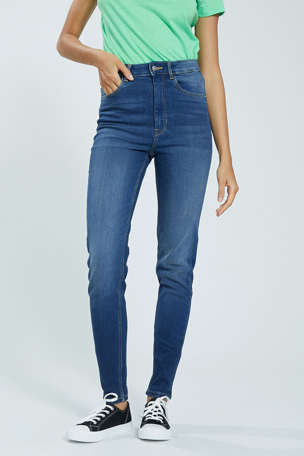 Springfield Skinny jeans azul