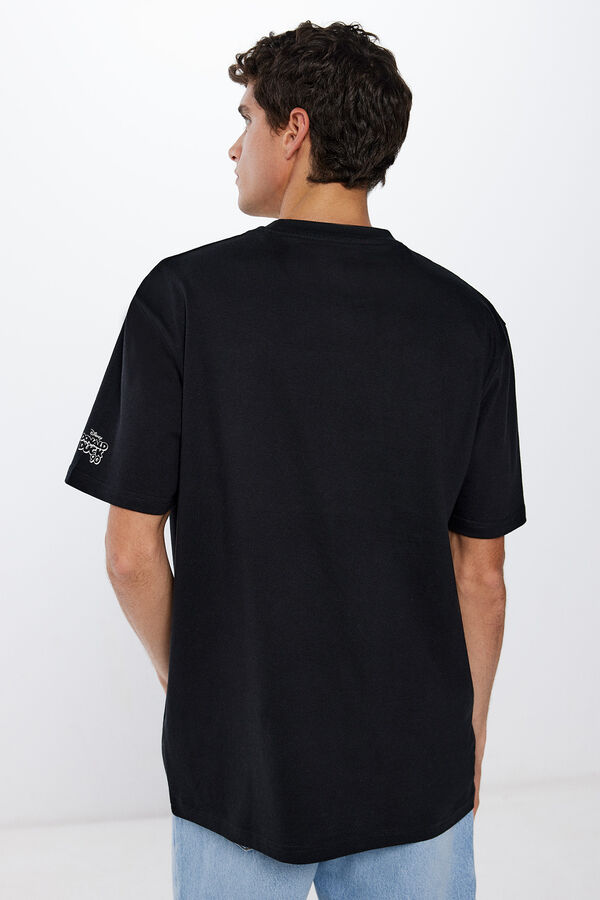 Springfield Camiseta Donald negro