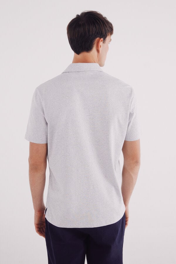 Springfield Polo jersey microraya blanco