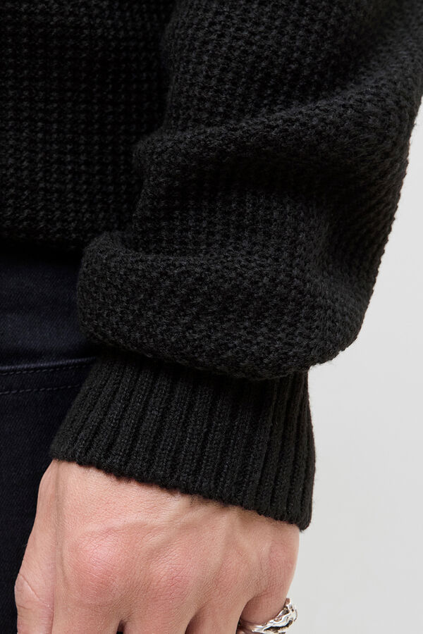 Jack & Jones Jersey cuello vuelto negro