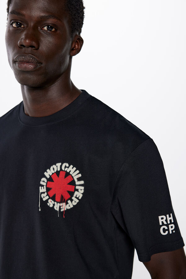 Springfield T-shirt Red Hot Chilli Peppers preto