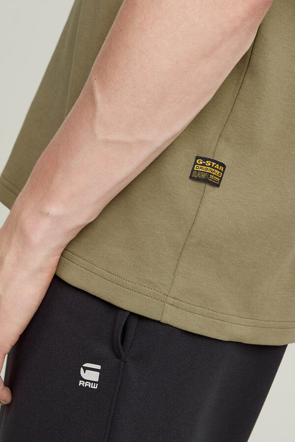 G-STAR Camiseta de manga corta y logo G-Star verde