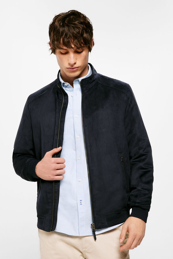 Springfield Cazadora efecto ante azul