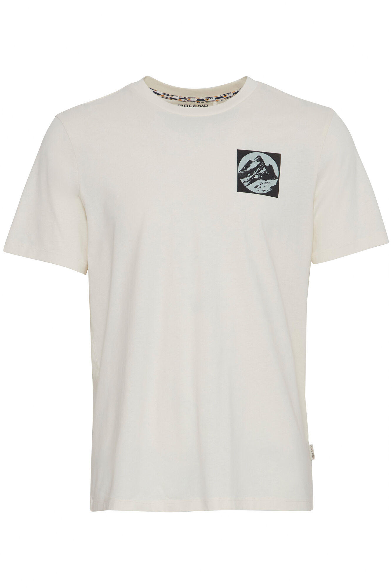 Blend T-Shirt Manga Curta Com Estampa Nas Costas