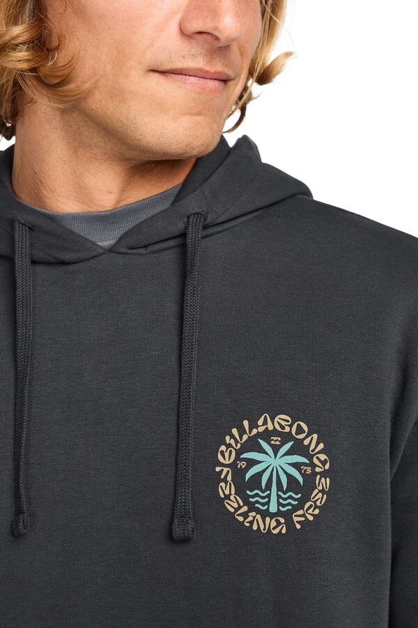 Billabong Arch Po - Moletom com capuz para homens preto