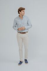 Celopman Camisa oxford azul