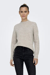 Only Jersey de punto liso gris