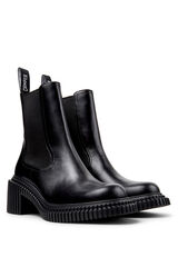 Camper Botas de media ca&ntilde;a de piel negro