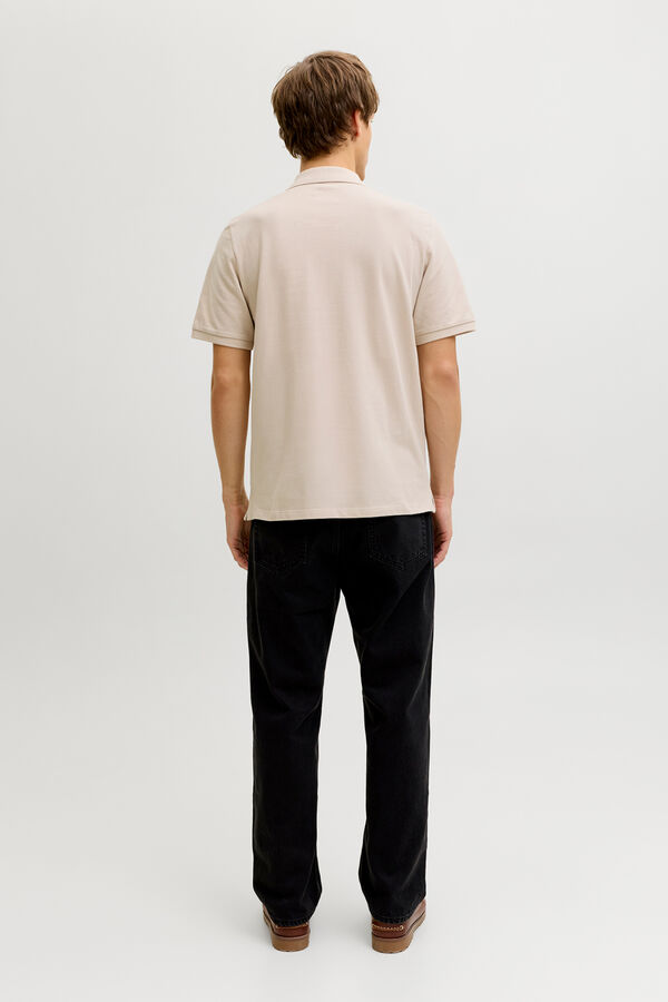 JJ REBEL Polo regular fit bege