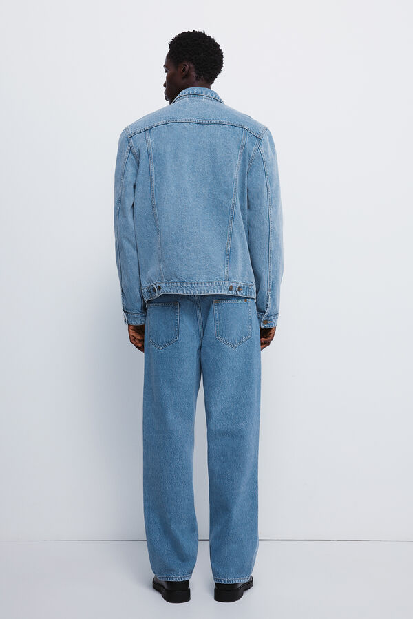 Springfield Vaquero wide leg lavado medio azul