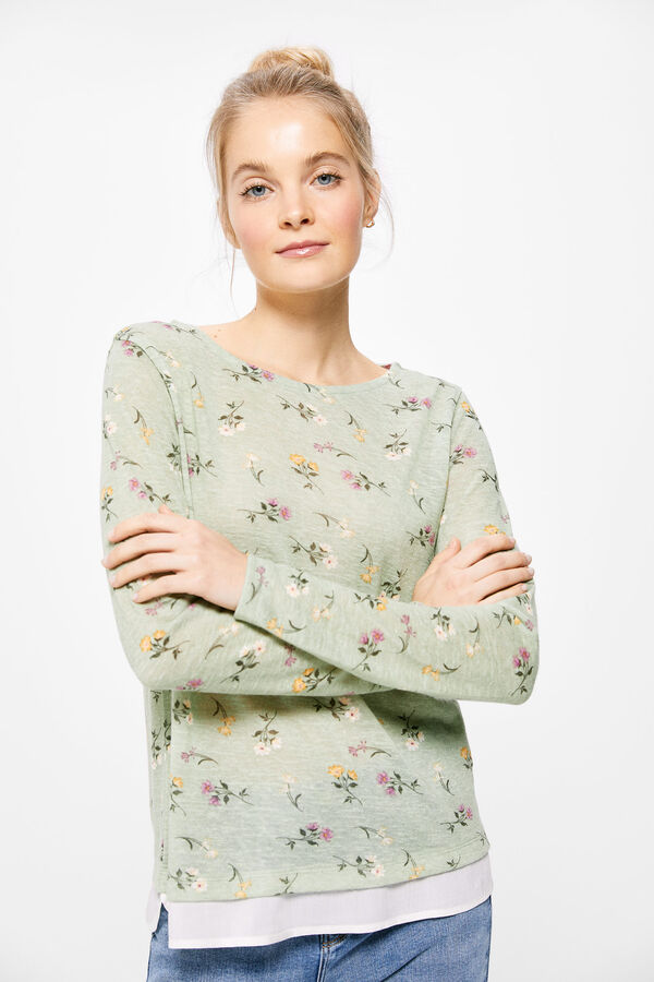 Springfield T-shirt Flores Silvestres verde