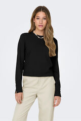 JDY Camisola de gola redonda preto