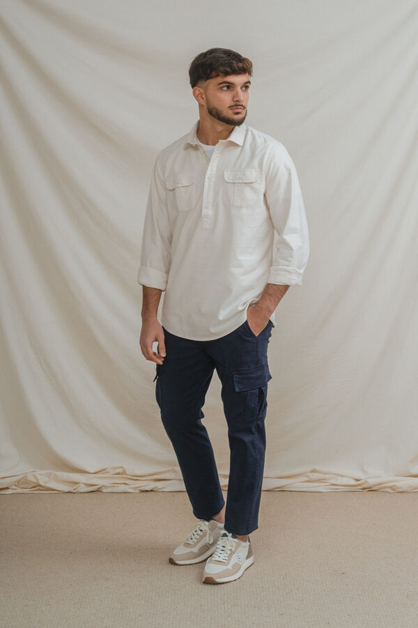 Celopman Camisa polera blanco