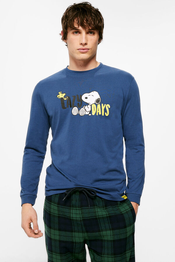 Springfield Pijama largo Peanuts™ Snoopy azul medio