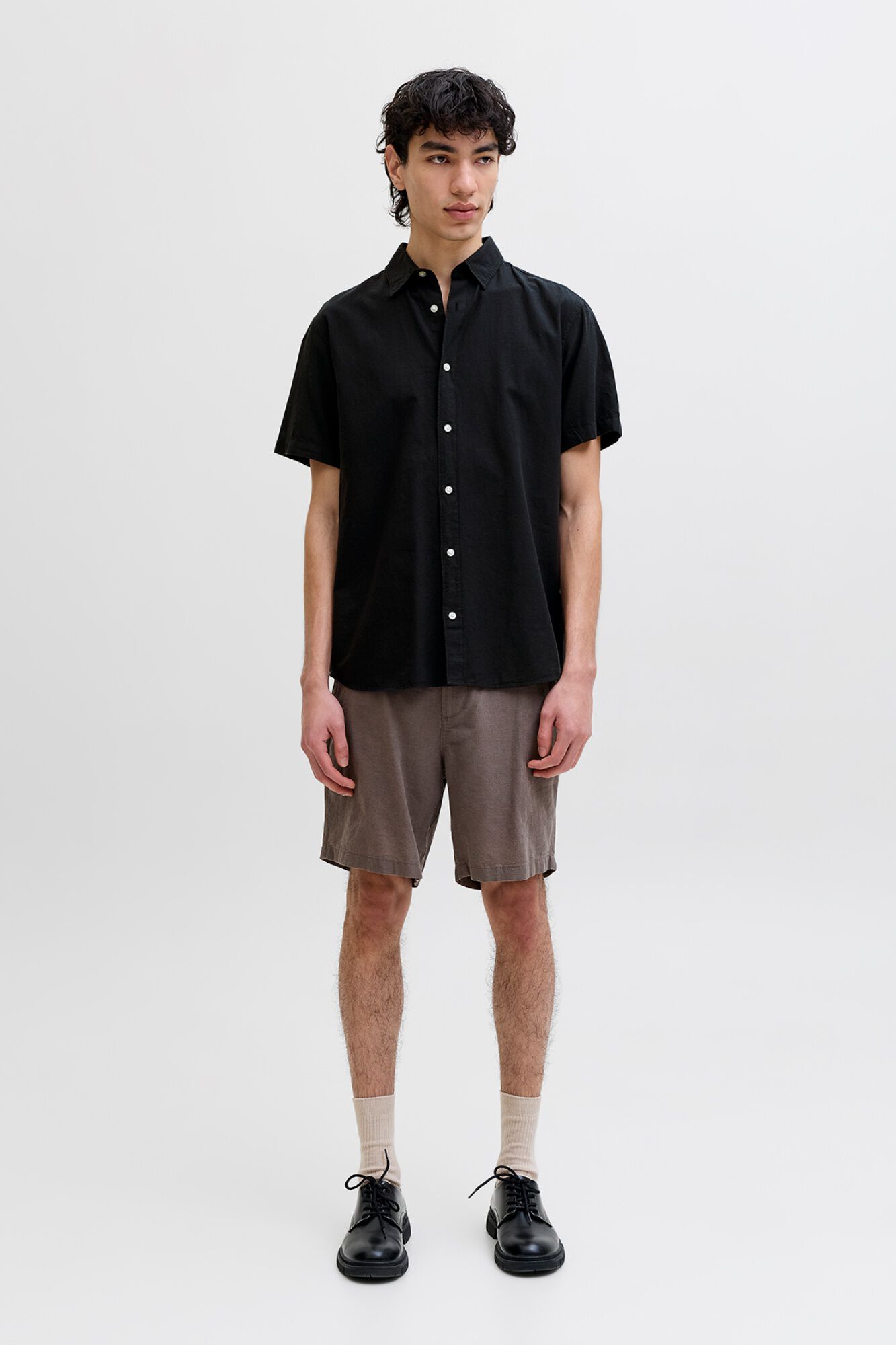 Jack & Jones Camisa regular fit lino
