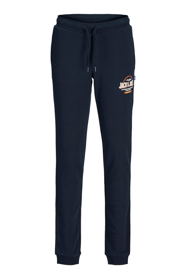 Jack & Jones Junior jogger de algod&oacute;n slim fit azul