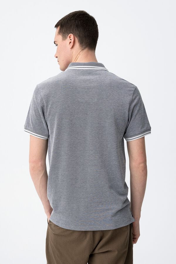 Tiffosi Polo com ajuste regular azul
