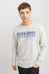 Jack & Jones Sweatshirt de ajuste padr&atilde;o branco