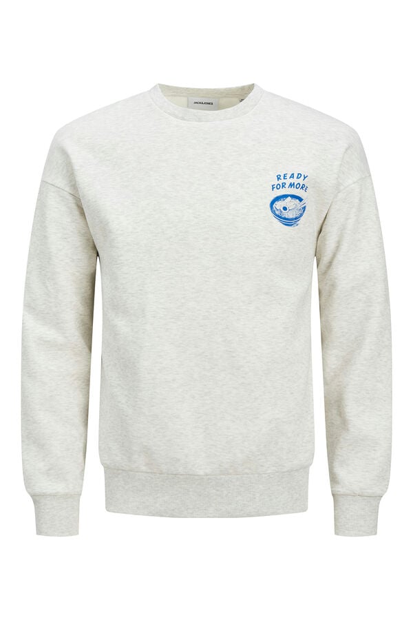 Jack & Jones Sweatshirt oversized com estampa traseira branco