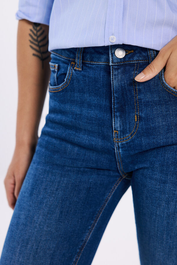 Springfield Jeans kick flare azul