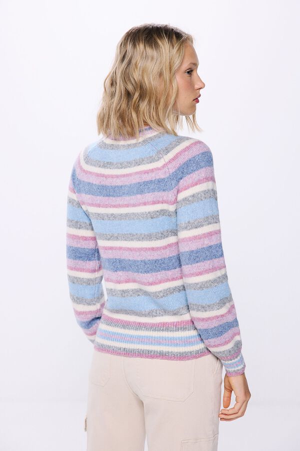 Springfield Jersey rayas color block azul