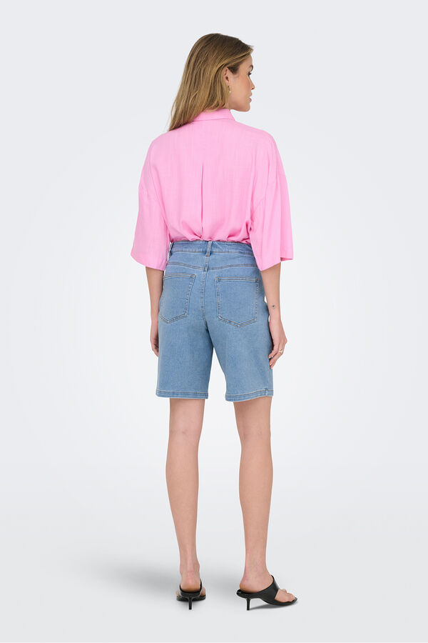 Only Bermuda denim azul