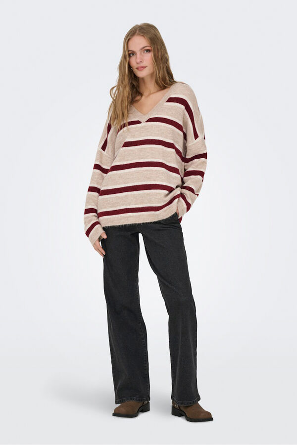 Only Camisola oversized  castanho