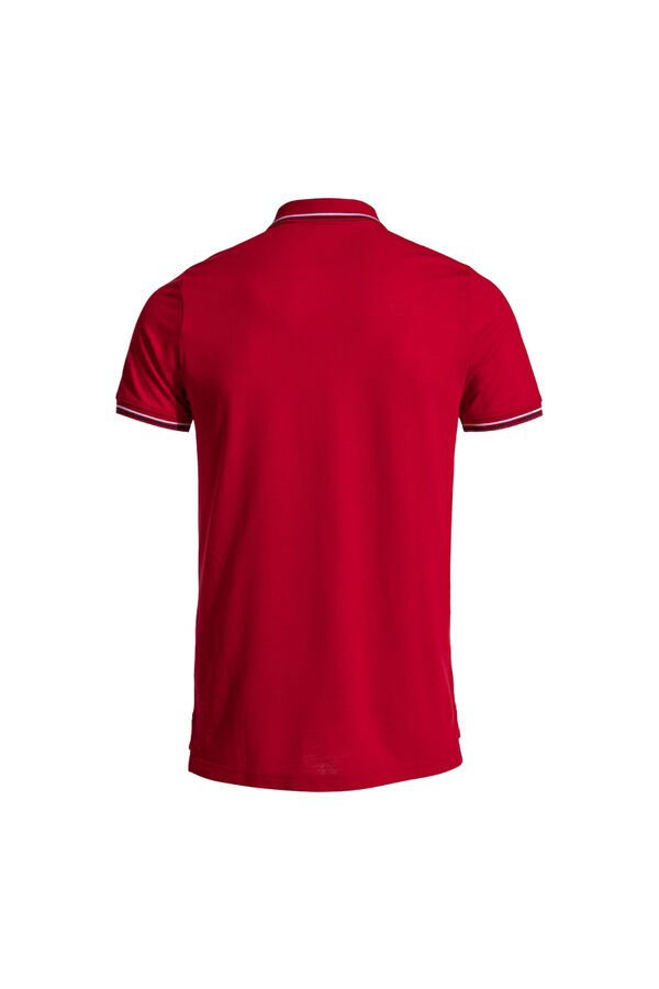 Joma manga polo hobby  vermelho