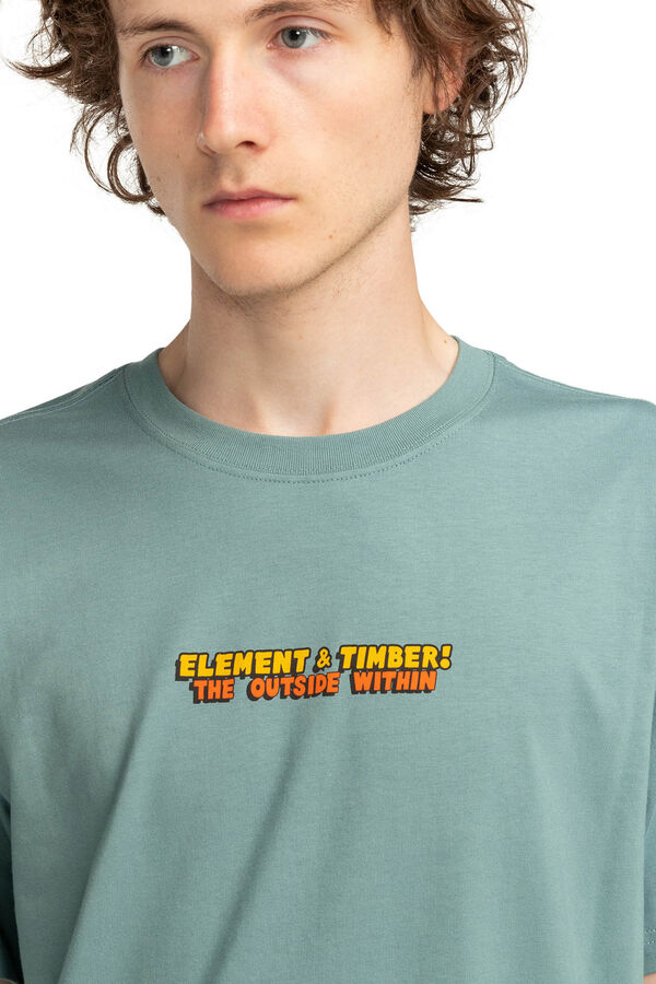 Element Happy Camper - T-shirt de manga curta para homem azul