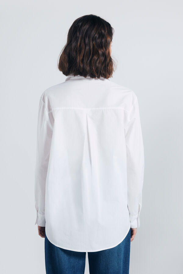 Springfield Camisa oversized blanco
