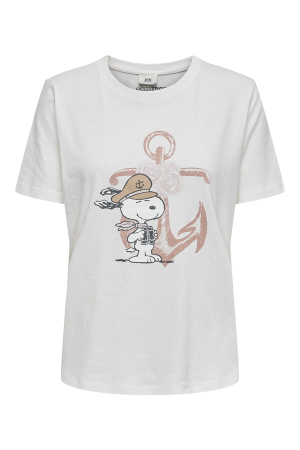 Springfield T-shirt do Snoopy branco
