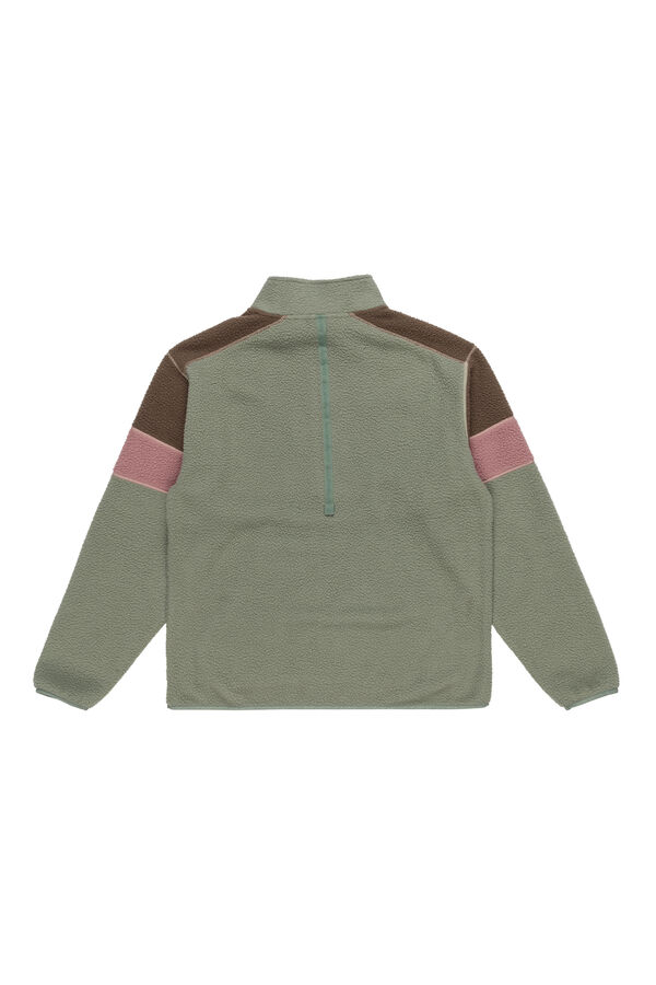 Quiksilver Sudadera T&eacute;cnica con Media Cremallera para Hombre azul