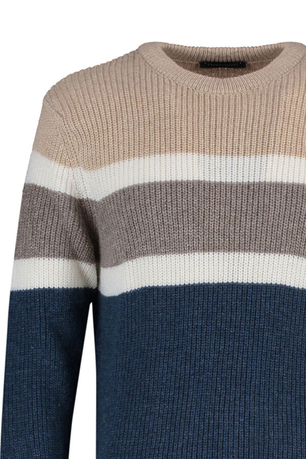 Trendyol Jersey estructura bicolor beige