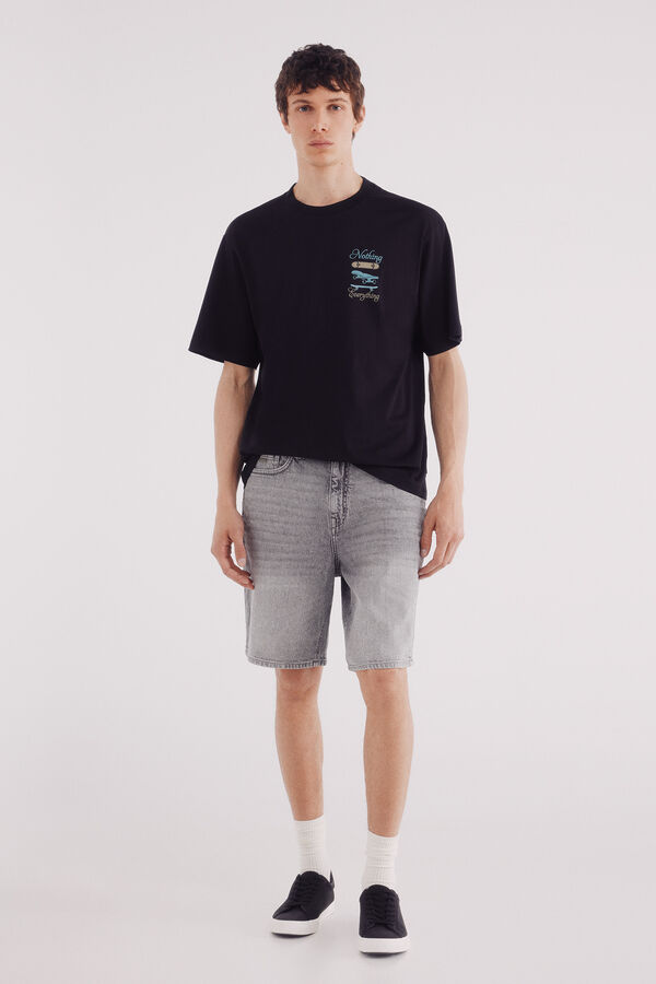 Springfield Camiseta Tudo preto