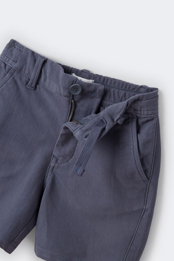 Springfield Kids Bermudas piqu&eacute; ni&ntilde;o azul