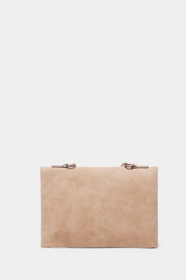 Springfield Bolsa de ombro com tachas de metal cru