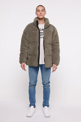 Columbia Chaqueta acolchada de forro polar sherpa Columbia Puffect&trade; para hombre kaki