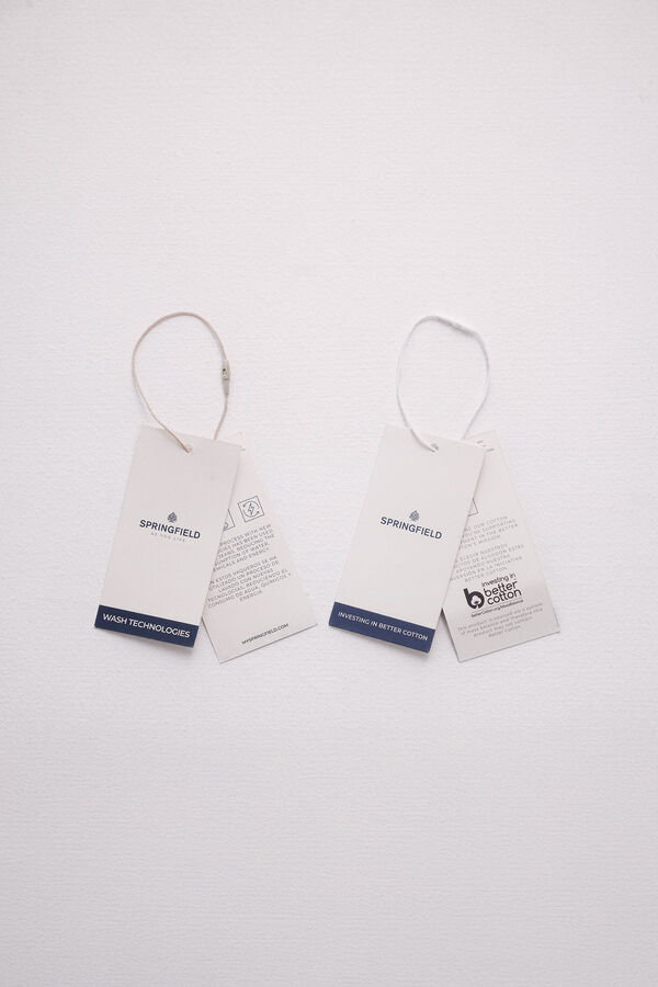 Springfield Shorts jeans com tachas azul