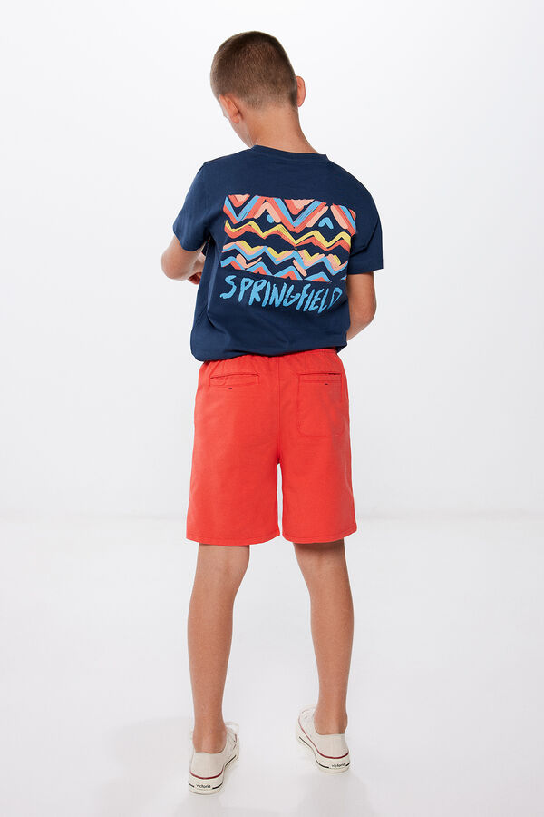 Springfield Kids Bermudas chinesas para menino estampado