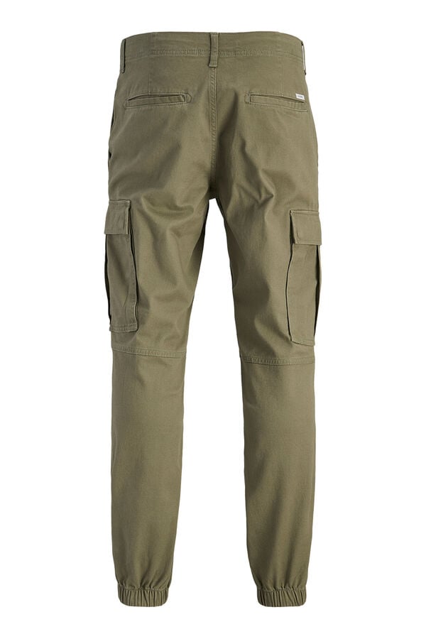 JJ REBEL Cal&ccedil;as cargo slim fit verde