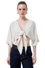 Koton Blusa lazada lino beige