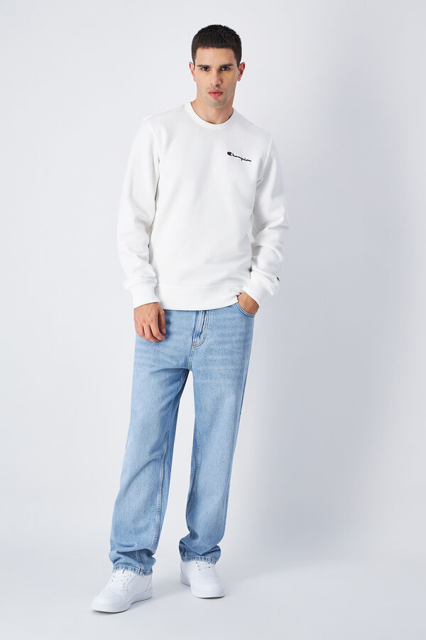 Champion Sudadera cuello caja blanco