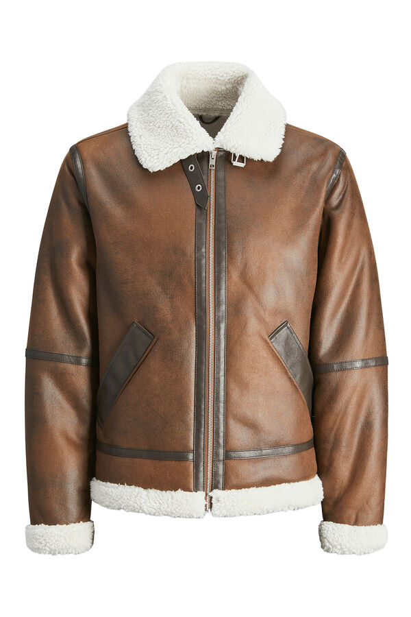 Jack & Jones Chaqueta aviador marr&oacute;n