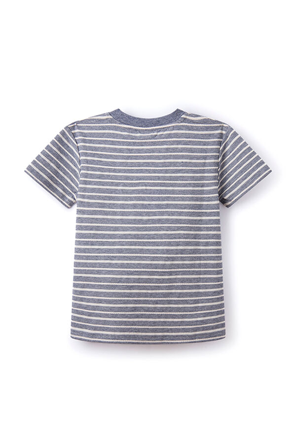 Springfield Kids Camiseta manga corta rayas ni&ntilde;o azul