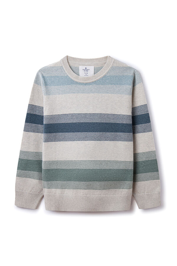 Springfield Kids Camisola riscas menino  verde