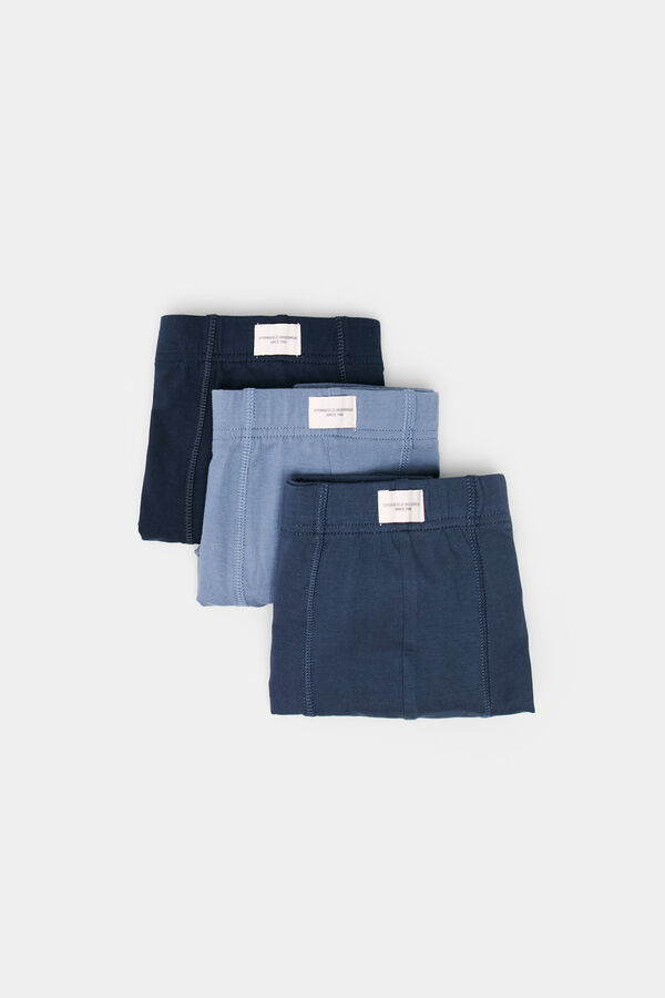 Springfield Pack 3 b&oacute;xers b&aacute;sicos azul