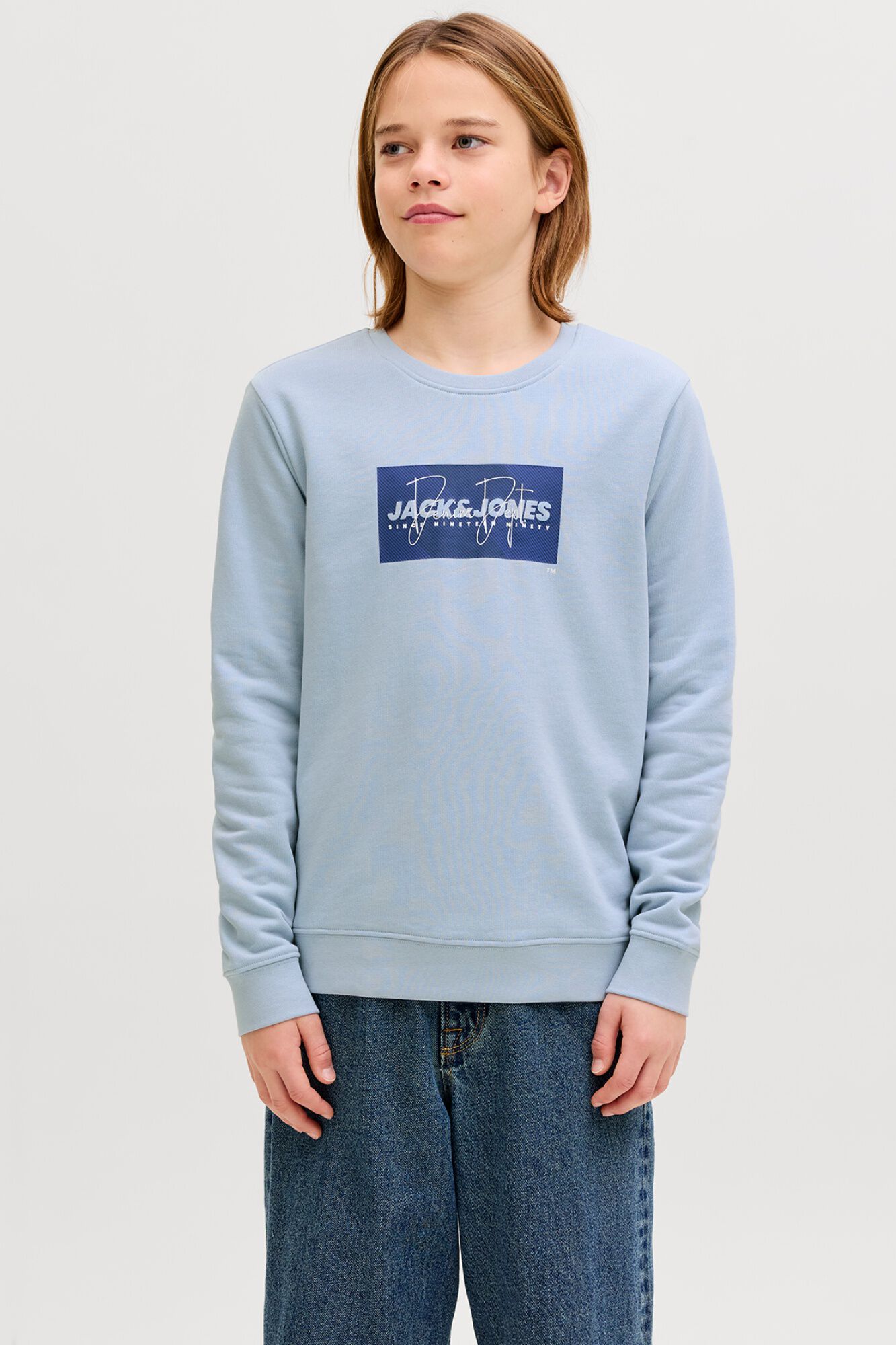 Jack & Jones Junior Sudadera logo cuadrado