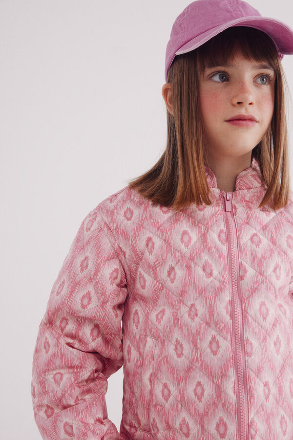 Springfield Kids Chaqueta estampado ni&ntilde;a fucsia