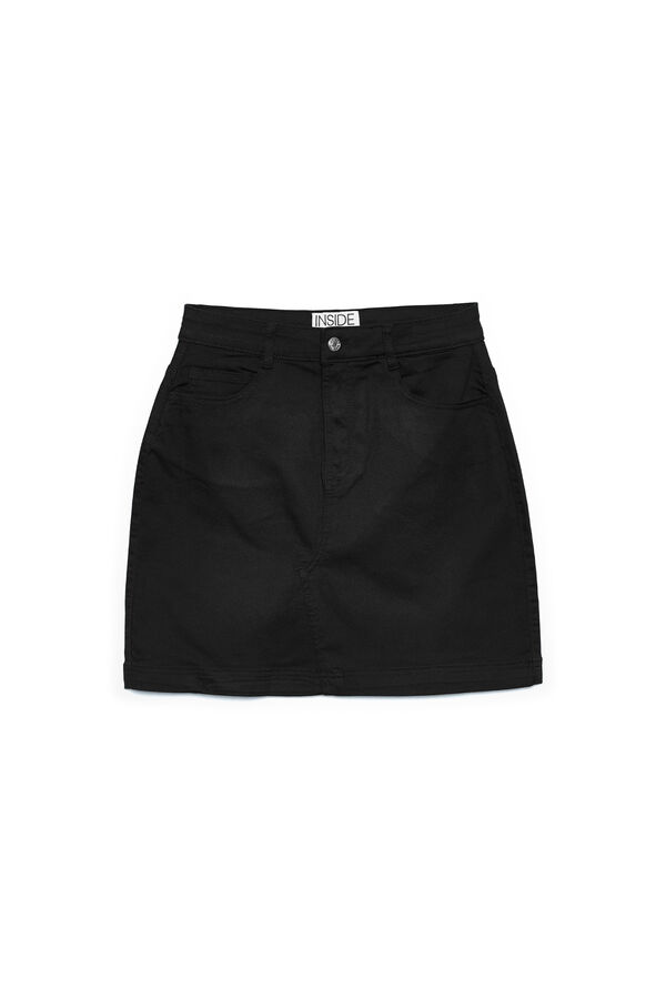 Inside Falda Mini Sarga Colores negro